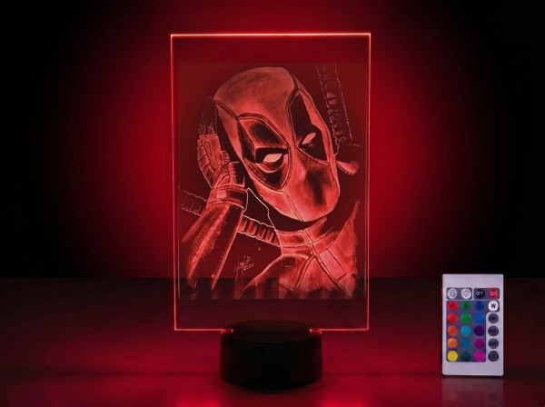 Retrato LED en acrílico