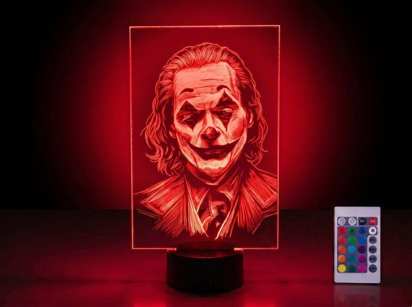 Retrato LED en acrílico