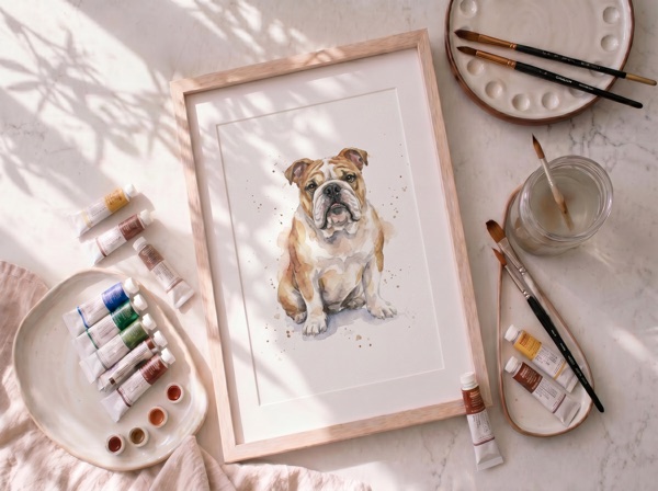 Mini retrato de mascota